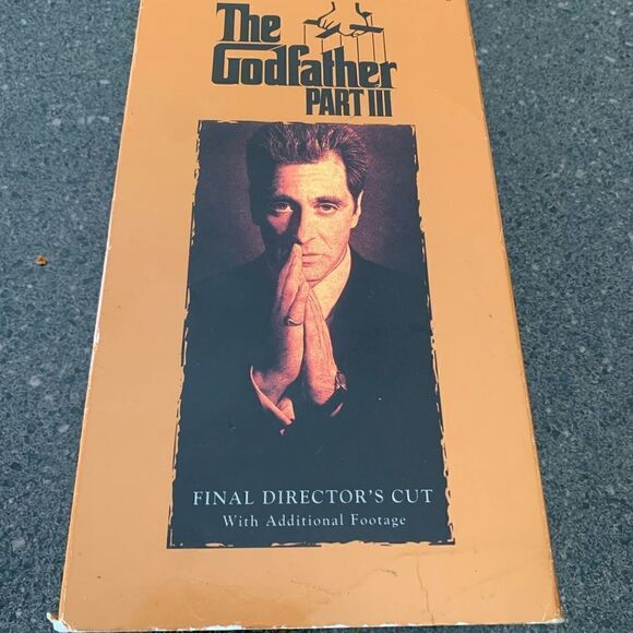 The Godfather Part III Final Director's Cut VHS 1990 Gold VCR Tapes Movie - Picture 6 of 7
